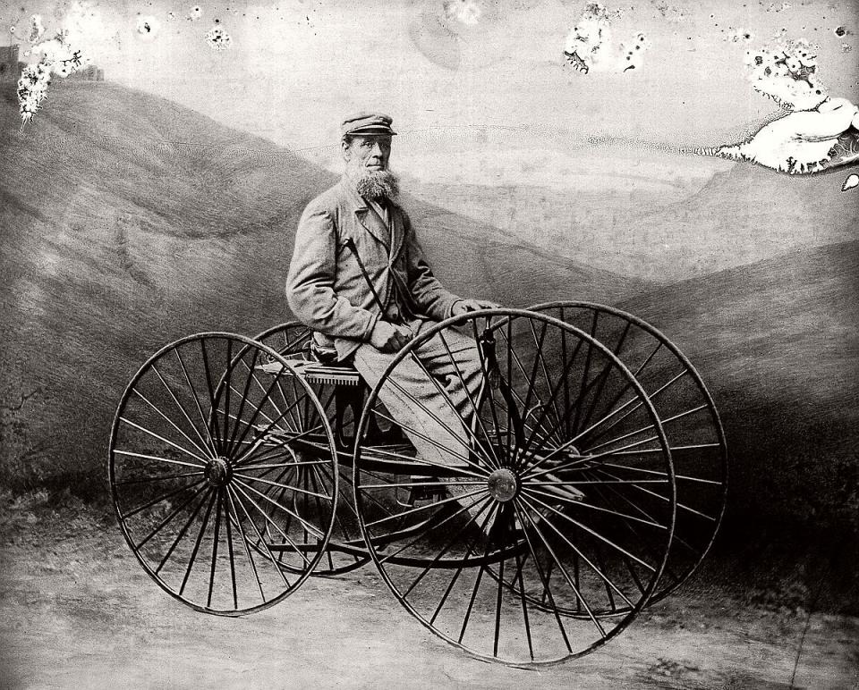 来自19世纪的影像，那时的​自行车​原来这么酷